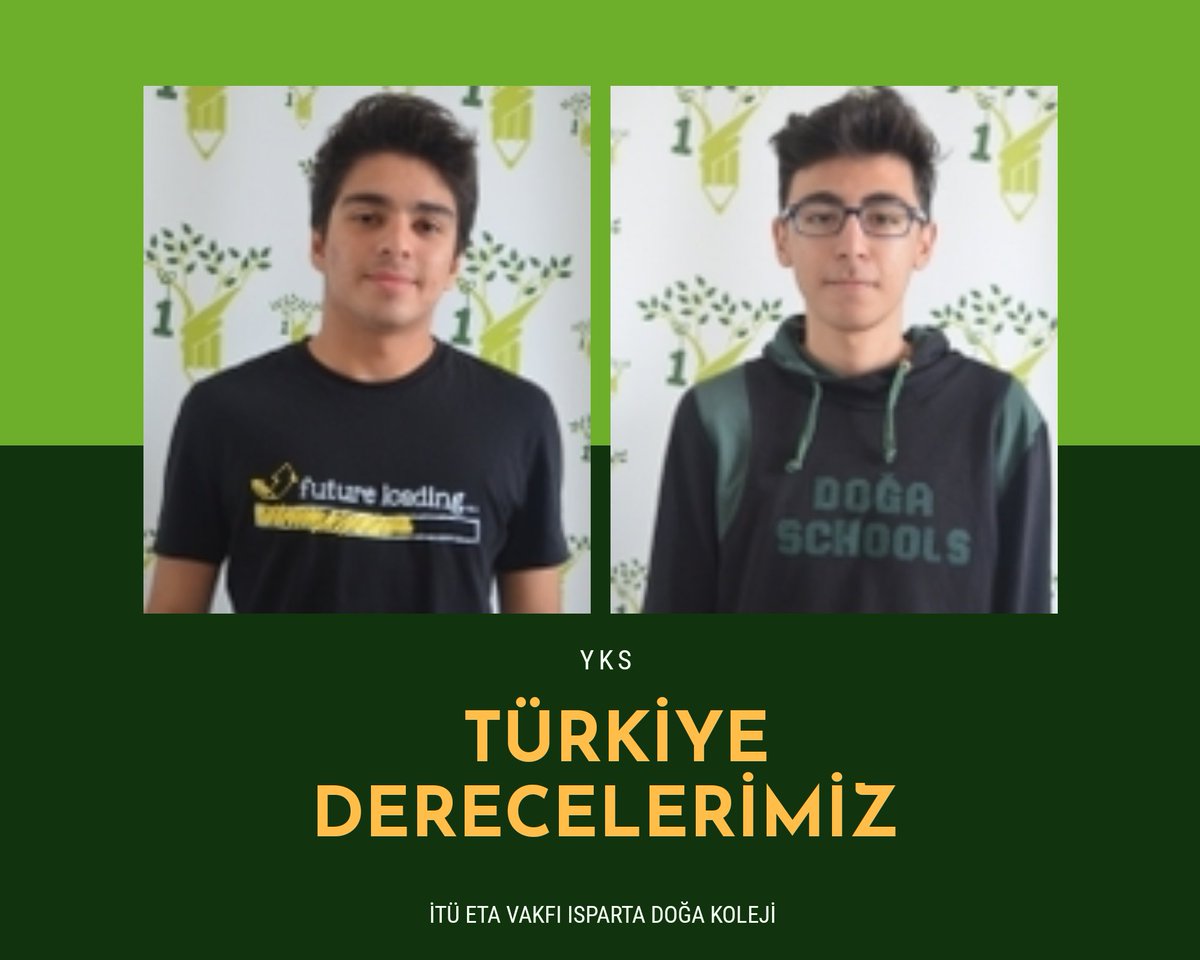 Türkiye geneli <a href="/DogaOkullari/">Doğa Koleji</a> arasında yapılan ve 12.Sınıf 1216 öğrencinin katıldığı TYT denemesi Türkiye 3.sü ve 11.si Efe Yıldırım Bayazit, Etka Özer..Çalışkan arılarımızı tebrik eder, başarılarının devamını dileriz.🌱
 <a href="/Esenimen5/">Esen Çimen</a> <a href="/kuntkursat32/">Kürşat Kunt</a> @erincdemirci