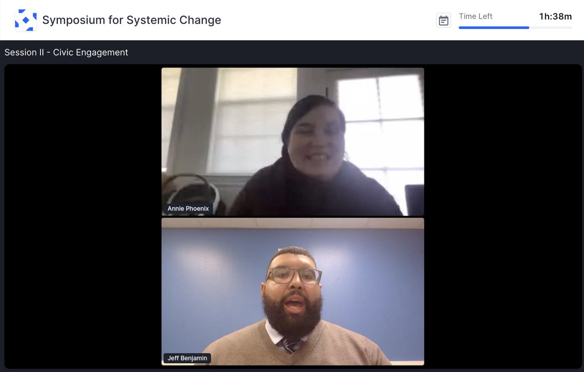 TheOR_NOLA's tweet photo. OR Co-Founder and Growth and Development Director @AnnieORNola had a powerful conversation on civic engagement this morning with Dr. Jeffrey Benjamin of @du1869 during @cathcharitiesNO's 2021 Virtual Symposium for Systemic Change. https://t.co/kN2UxxYCKv
