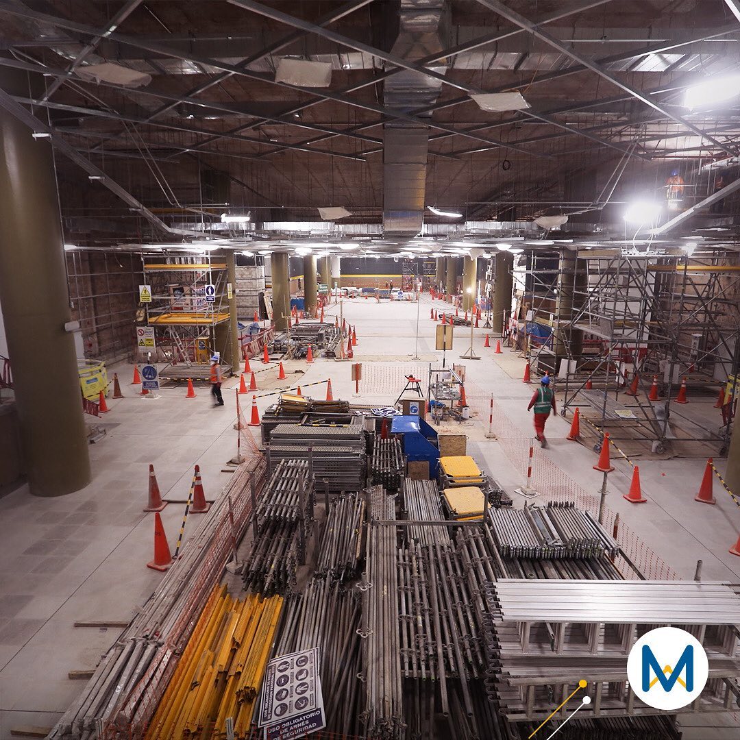 en_obras's tweet photo. Lima-Santa Anita: Avances en la estación 20(Evitamiento o puente Santa Anita) de la Línea 2 del Metro de Lima. Cortesía de la Línea 2 del Metro de Lima. https://t.co/utSPigZAjL