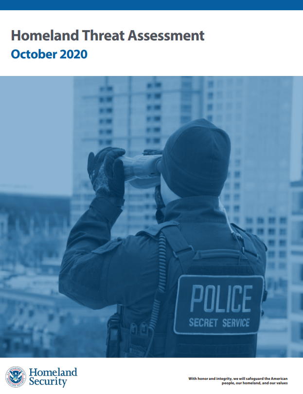 Fourteen years later, in October 2020, the Department of Homeland Security released its annual threat assessment report. They identified "domestic violent extremists" as the most "persistent and lethal threat" to America.8/