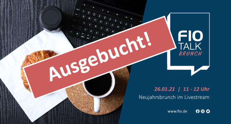 FIO_SYSTEMS's tweet photo. „FIO TALK – der Neujahrsbrunch im Livestream am 26.01. bereits ausgebucht. An alle, die keinen Platz mehr bekommen haben: #Dranbleiben! Wir planen eine #Veranstaltungsreihe und der nächste Termin ist nicht weit. https://t.co/ZZBAcqO7l7
