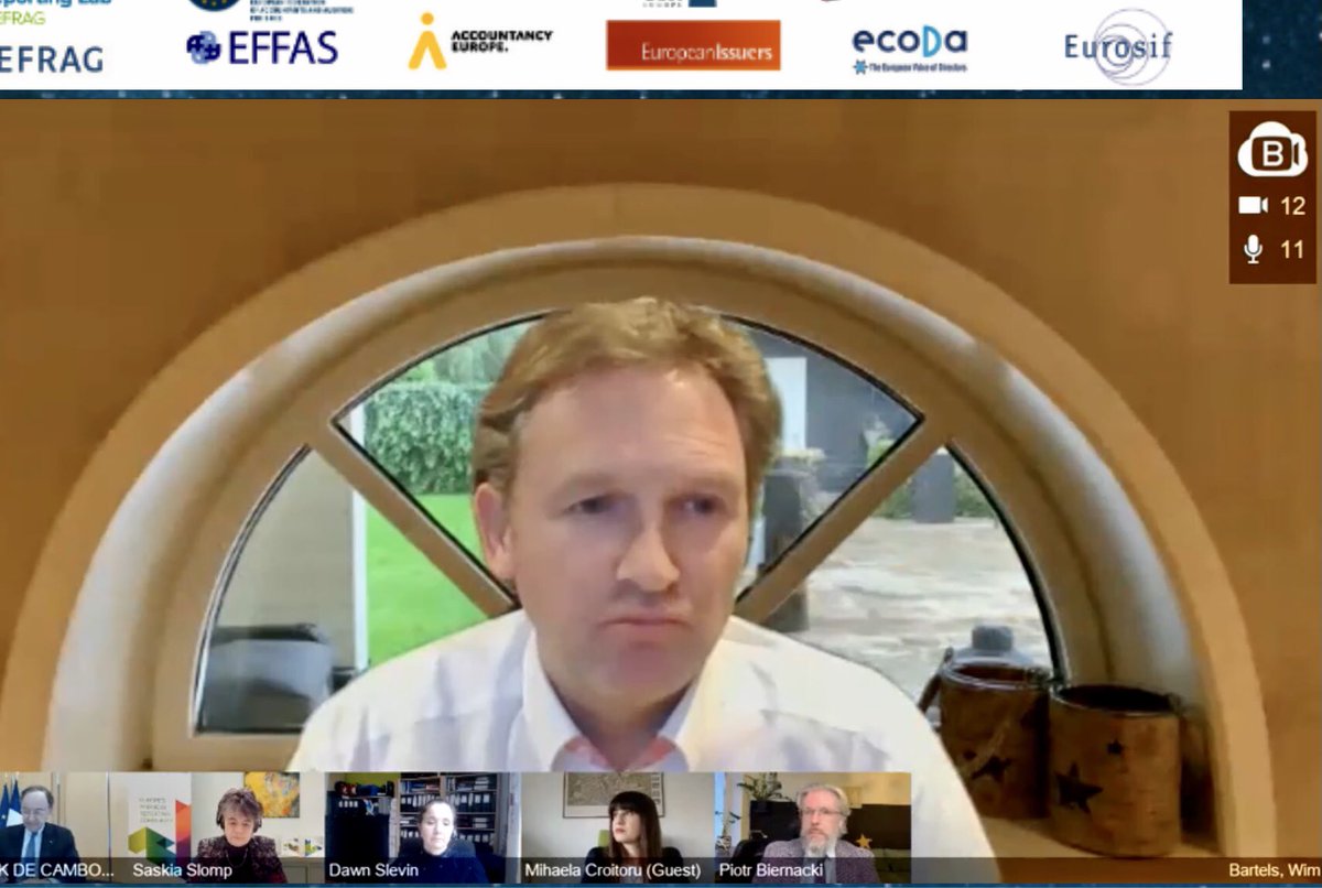 “Our experience in the #corporatereportingdialogue suggests while the terms to describe principles may be different, there are few real differences in practice.” - @WimBartels tells @EFRAG_Org #ESG standards Round Table, speaking on behalf of the Dutch Accounting Standards Board.