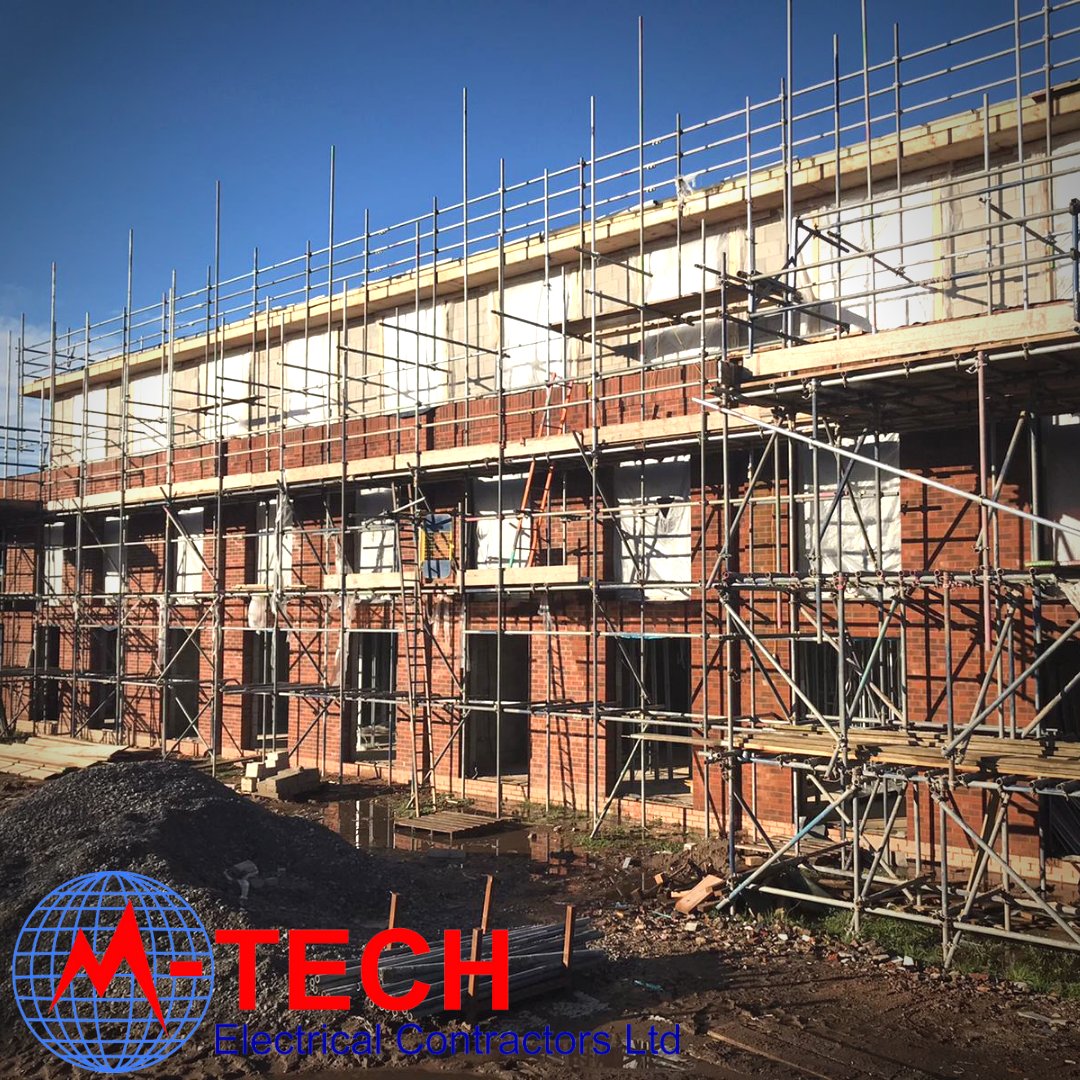 mtechelectrical's tweet photo. It's been a busy week over at the Torus Sandbach site! 

M-Tech have been subcontracted to carry out the full electrical installation of 26 affordable-rent apartments. 

Need an expert team for your next project? Get in touch to see how we can help at admin@mtechelec.co.uk https://t.co/rEPAsMWJpW