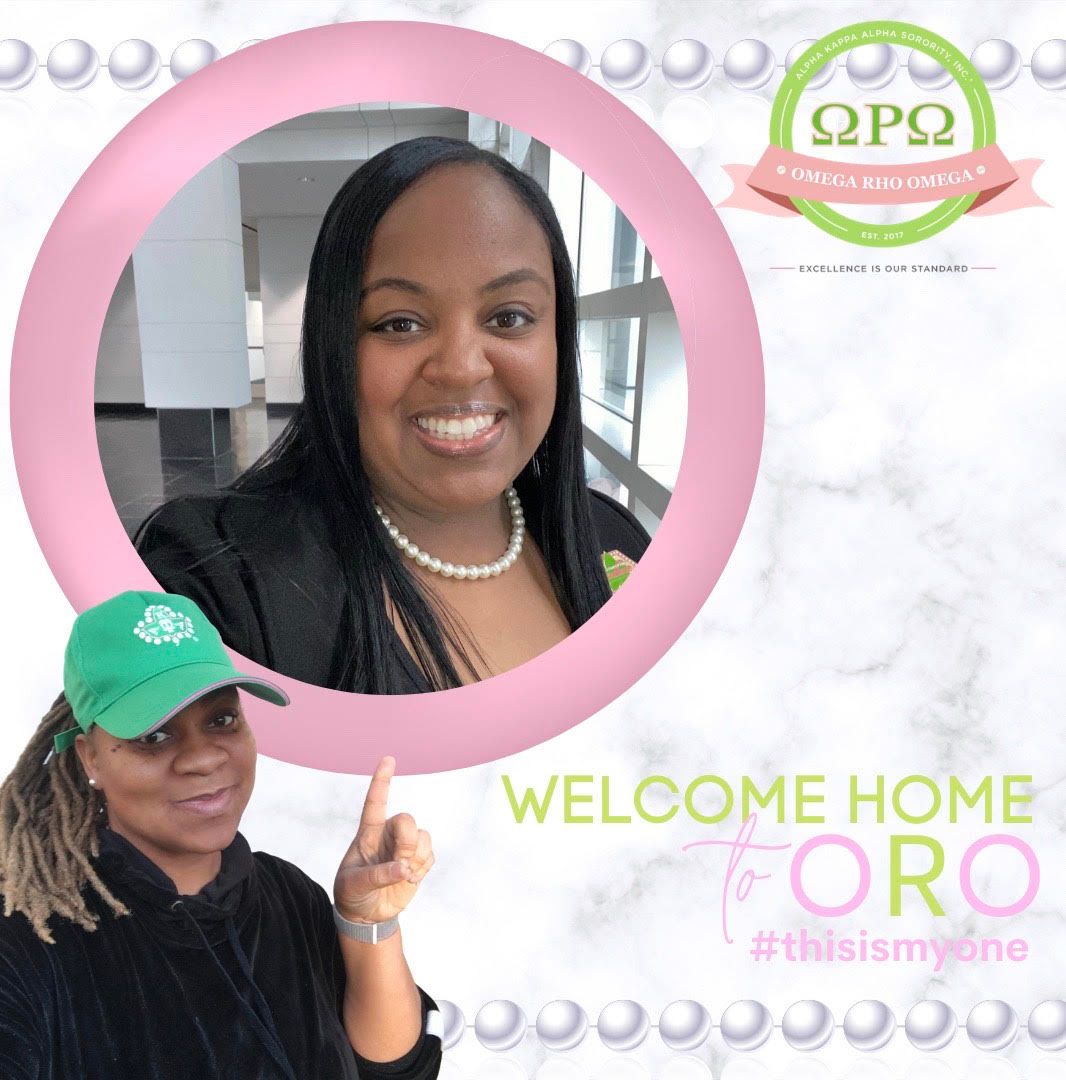 orochapteraka's tweet photo. Join us as we celebrate our reclaimed Pearls! Welcome home sorors to Omega Rho Omega! Who is your ONE ? #WelcomehometoORO #thisismyone #AKA202ONE #AKAReactivation202ONE https://t.co/AFbYW2FDUF