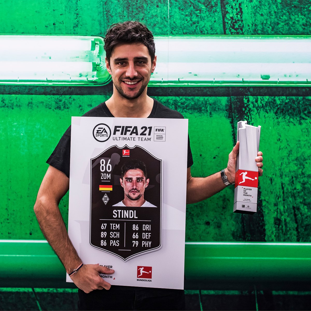 easportsfcde's tweet photo. Zum allerersten Mal #BundesligaPOTM: @stindl28 von der @borussia! 

Jetzt per SBC in #FUT verfügbar 🔥 

#FIFA21 https://t.co/gBID3yvcuj