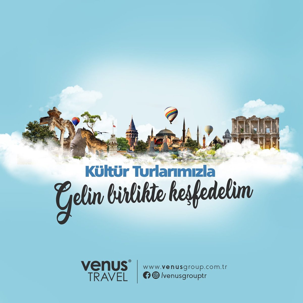 Kültür turlarının amacı gittiğiniz bölgeyi doğal güzellikleri, tarihi eserleri, kültürü, insanları, mutfağı, eğlenceleri ve akla gelebilecek her türlü ayrıntısıyla tanımayı amaçlar. Yurt dışı ve Yurtiçi kültür turları için bizimle iletişime geçebilirsiniz.
#seyahat #tur #tatil