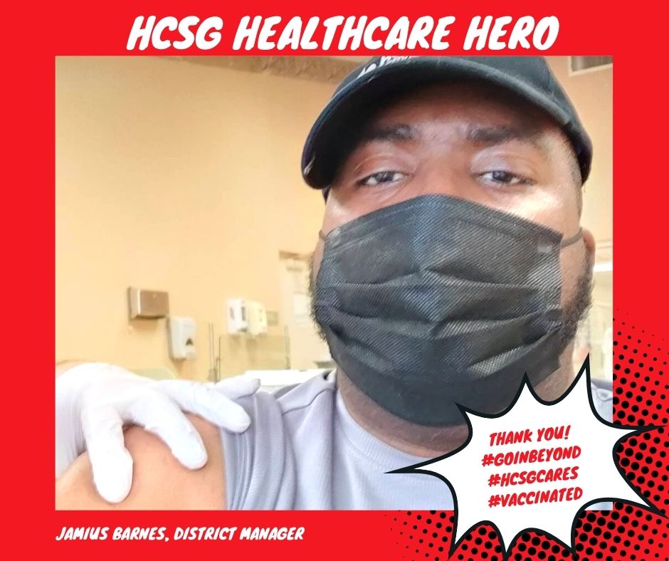 TheHCSG's tweet photo. We are passionate about keeping our #HCSGCommunities safe with the vital help of the new COVID-19 vaccines! Thank you to #HealthcareHeroes for all of your continued support! #GoingBeyond #HCSGCares #Vaccinated #COVID19Vaccination 💙 https://t.co/TE5fHnS168