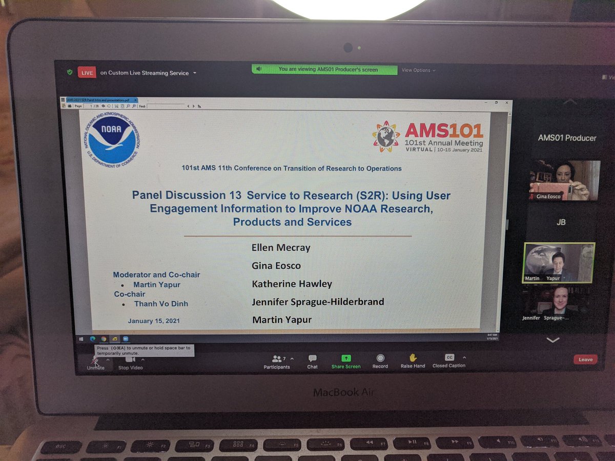 We're getting ready to discuss! Come join us. ☺️ #AMS2021