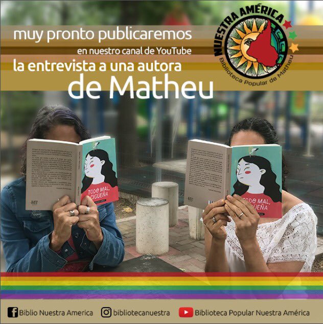 NuestraPopular's tweet photo. Estamos muy felices de habernos cruzado con Graciela Pardo, autora del libro “Todo mal, cigüeña”. 

Suscríbanse a nuestro canal de YouTube! En breve publicamos la nota. https://t.co/nsKlFM3HEN