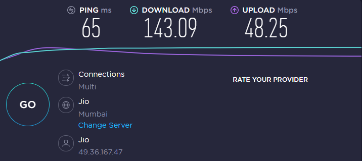 jerryboyog's tweet photo. Hi @reliancejio @JioCare I am facing high ping issues on Mumbai server which is destroying my gaming experience. Please help https://t.co/vJVsuoKWPp
