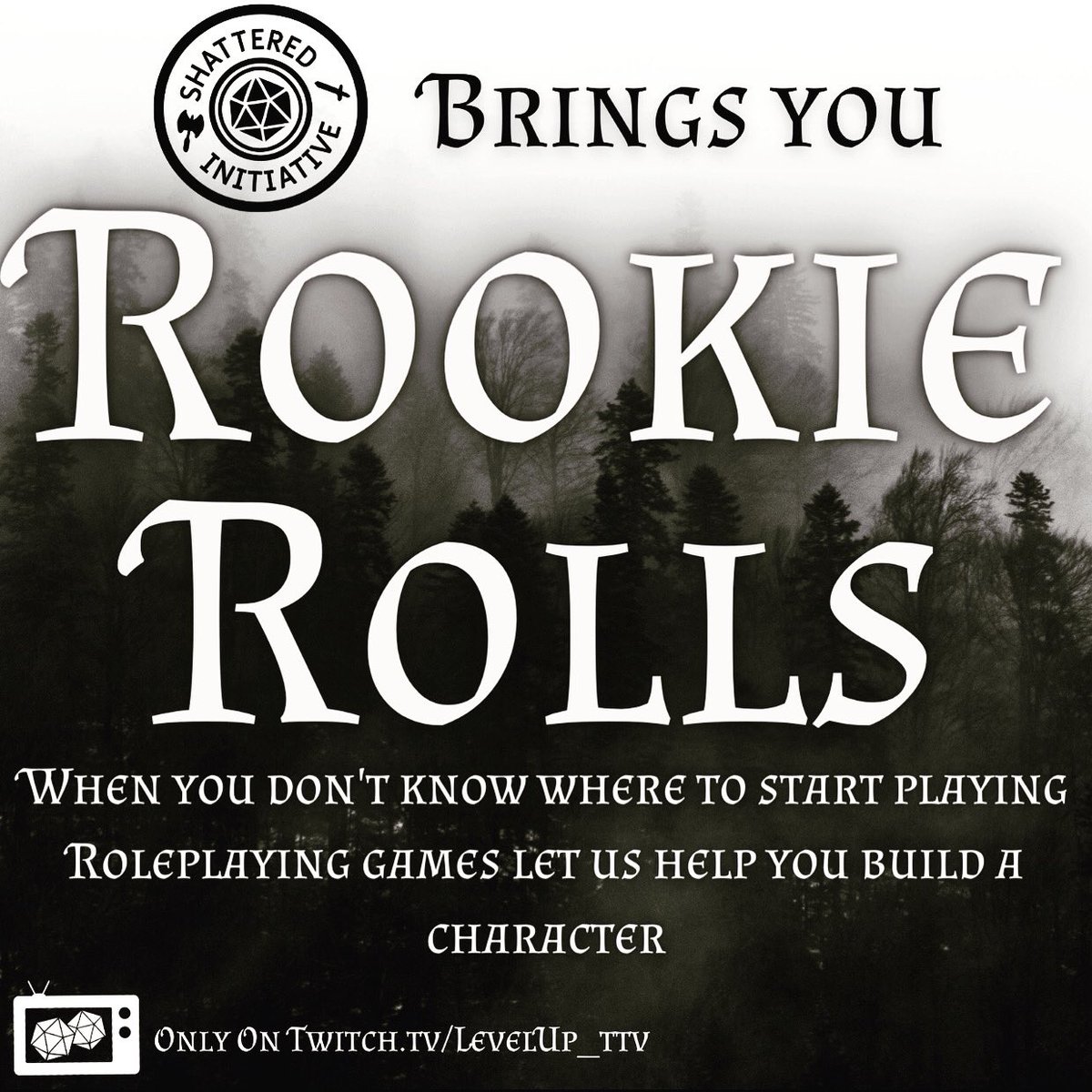 SI_Adventures's tweet photo. Hey y’all it’s time for episode 2 of Rookie Rolls at 6:30est come check us out at https://t.co/CMAJbln9xY @LevelUpTTV #dnd5e #DnDcharacter #diceomancer #diceomancy #nerd #twitch #ContentCreator https://t.co/FXy8SYuMgn