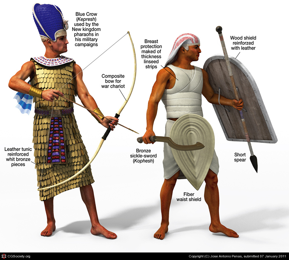 Back in those times, Iron ore was the most sought after material to make weapons such as spearsEgypt never had the same ore reserves as neighbouring and upcoming empires had at their disposal.