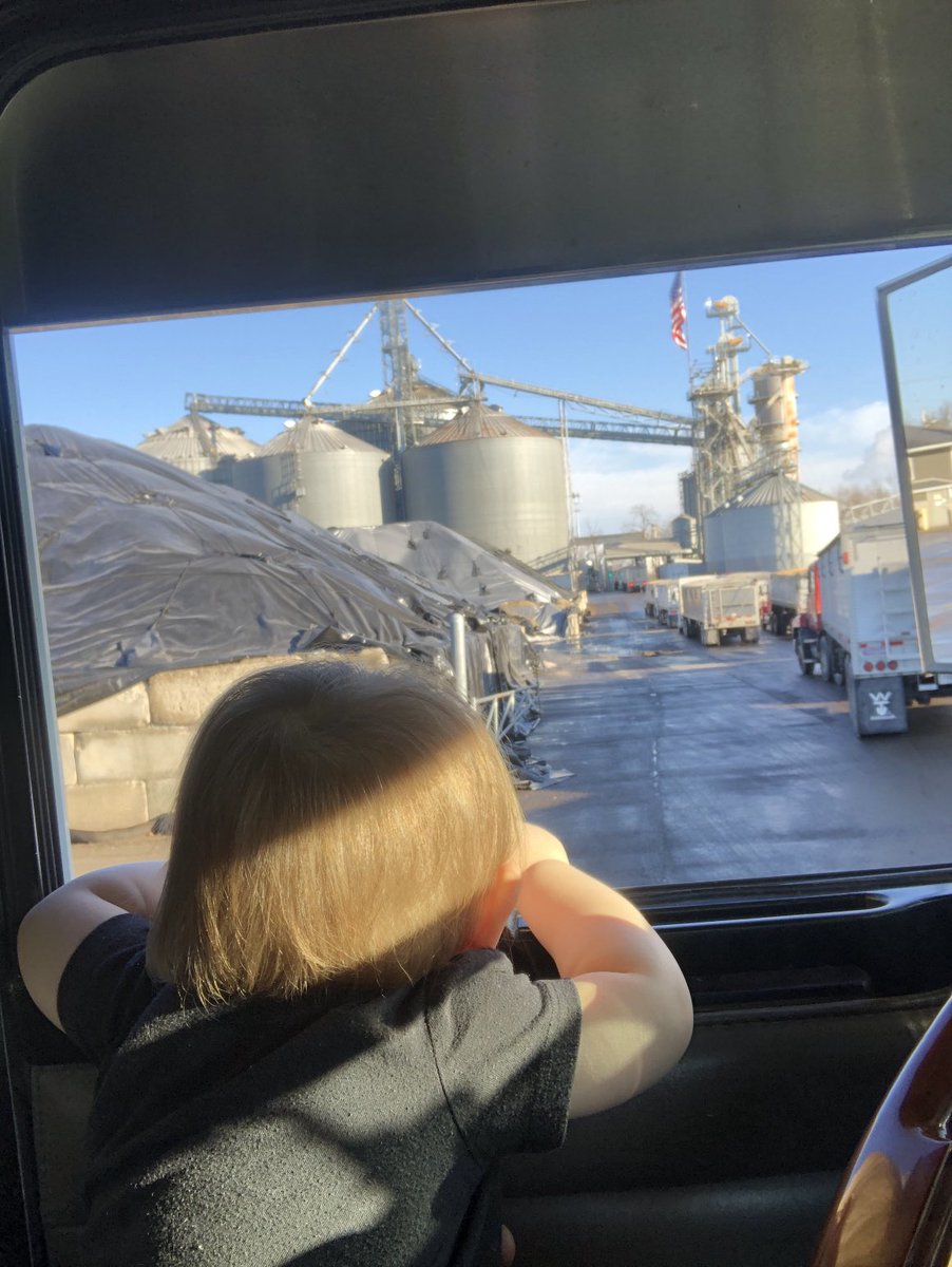 Holtkamp_Adam's tweet photo. Lennon seems to think this line is taking for ever, but it’s more exciting than daycare today! https://t.co/BgCdQGuvwT