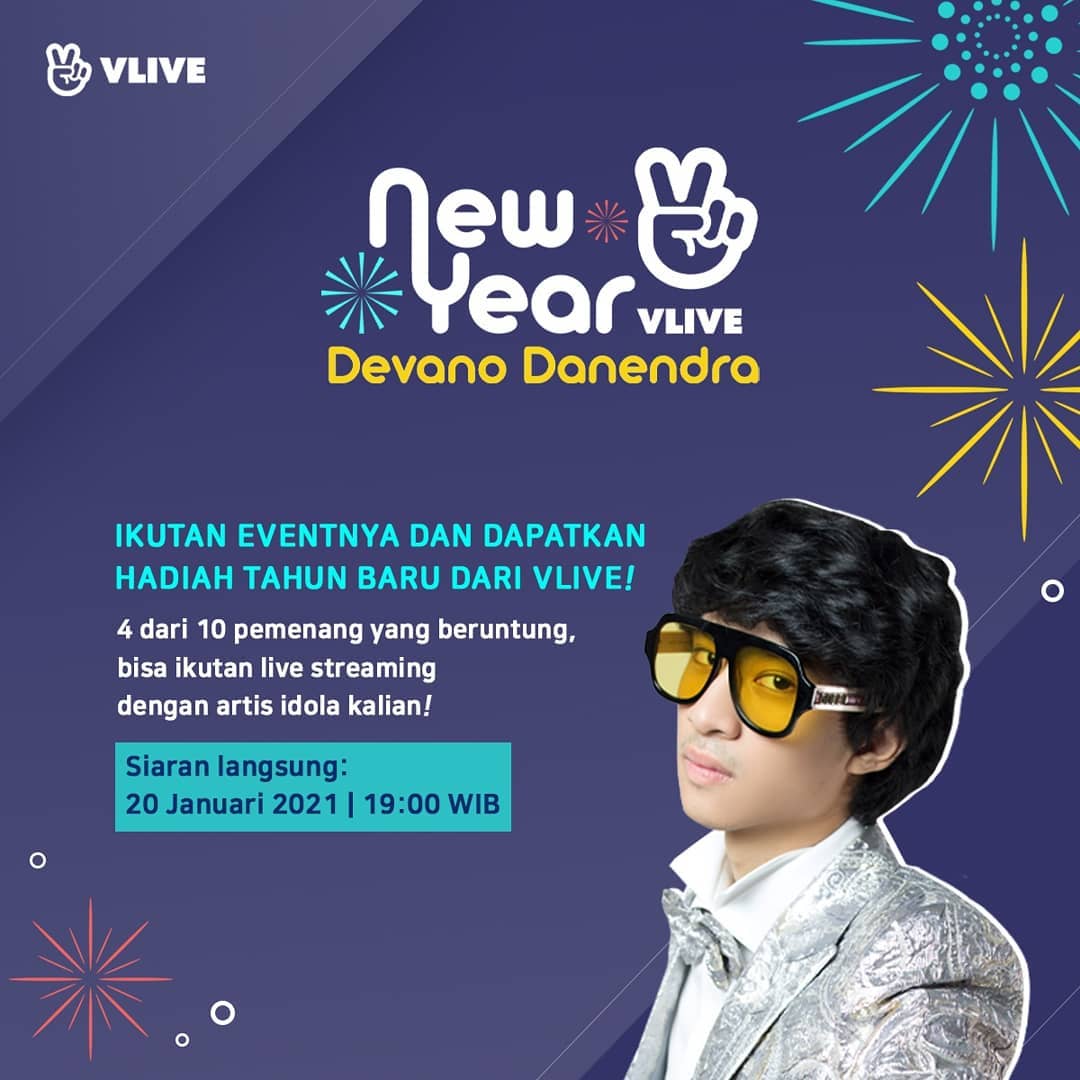 axugabut's tweet photo. Haii Cuman mau ngasih tau kalau VLIVE lagi ada event new year yu ikutan event nya karena banyak hadiah menarik &amp; 4orang beruntung bisa live dan ngobrol bareng Devano. Follow yuu chanel Devano di VLIVE. Tunggu apa lagi yu ikutan!! Jangan sampai nyesel ga ikutan #NEWYEARWITHVLIVE https://t.co/ejjtzIjMDG