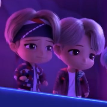 taeteland's tweet photo. tiny jimin comforting tiny tae this is me crying right now https://t.co/6SKRVNek4V