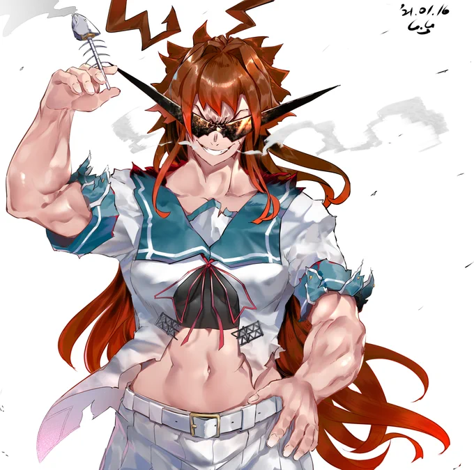グラサンをかけると戦艦に間違えられる軽巡がいるらしい 