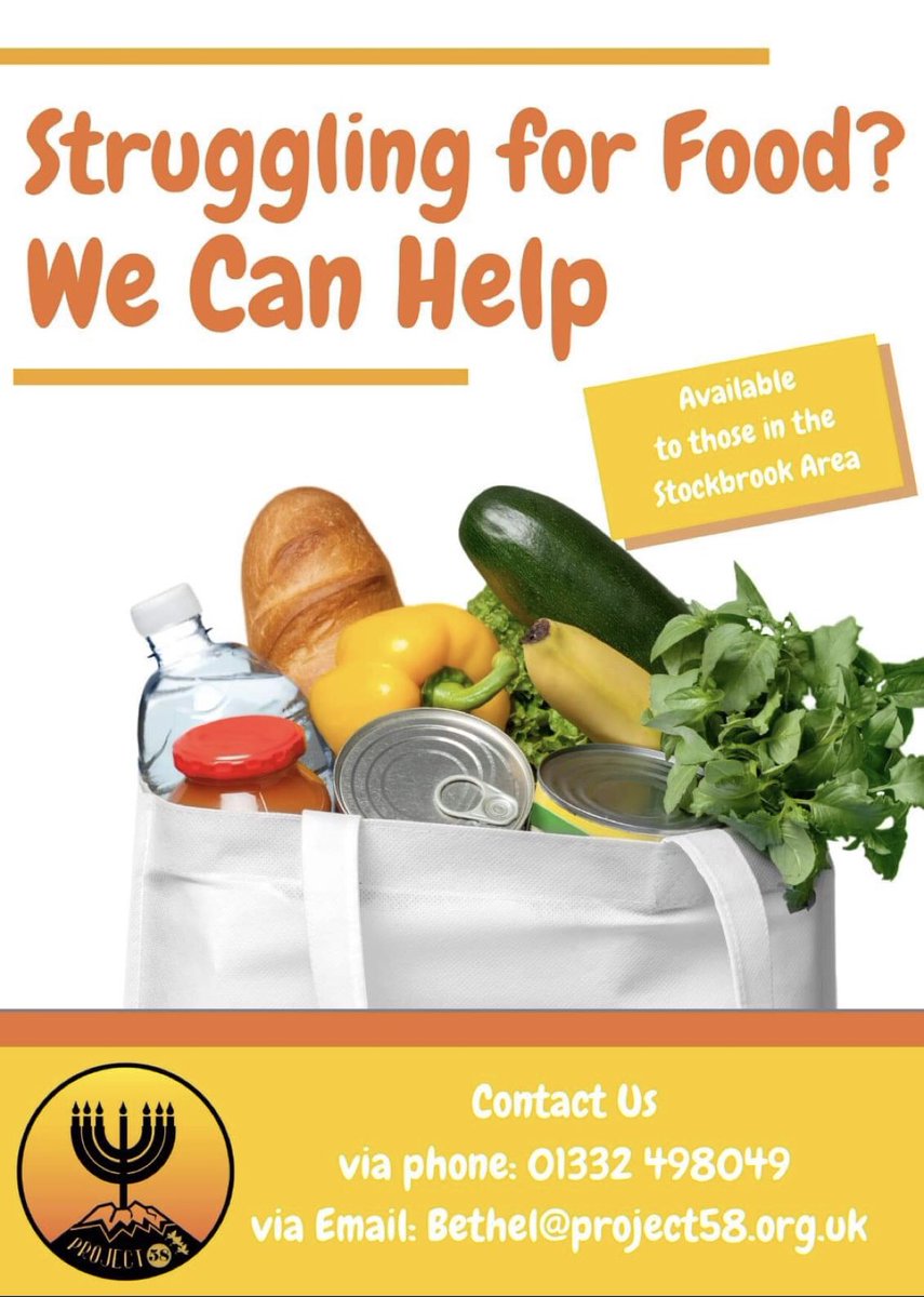 Hi all some important information for all my Stockbrook Abbey ward Residents 

If anyone in the ward is in need &amp; struggling for food please get intouch there is a number below for you to call or email 

PLEASE SHARE 

Abbey Stockbrook Ward !!!