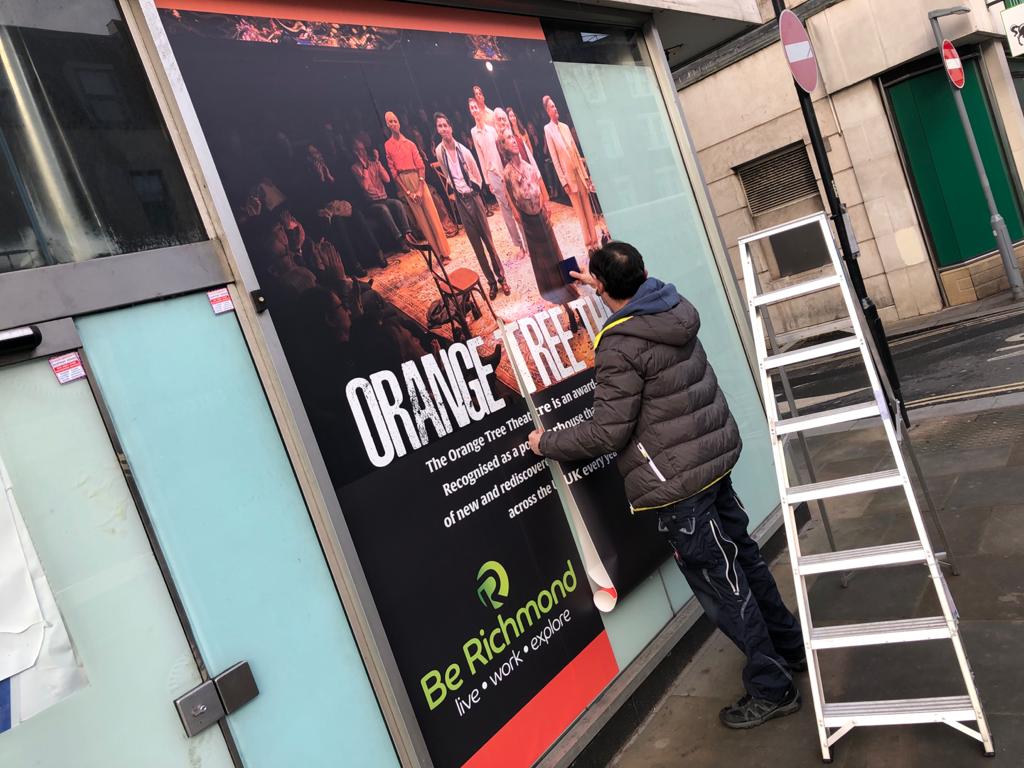 More stylish graphics being installed to brighten up empty retail units in Richmond town centre. Fingers crossed that it won't be long before they're replaced with 'real' shops. Stay safe everyone #LiveWorkExplore
