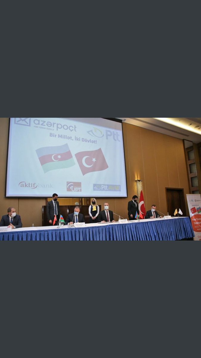 Rad_tek_bey's tweet photo. PTT ve azerpost arasında hızlı para transferi anlaşması imzalandı. Sadece sözde değil icraatla da kardeşlerimizle beraber...

#ptt
#azerpost
#hızlıparatransferi
#anlaşma
#türkiye
#azerbaycan https://t.co/TM0Qdq07ym