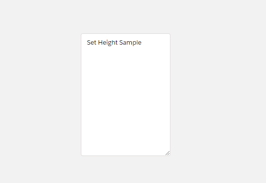build_sf's tweet photo. How we do it?

It may simple than you thought, we will create a style tag and add it into lightning-textarea. https://t.co/x0HqLJnE5m