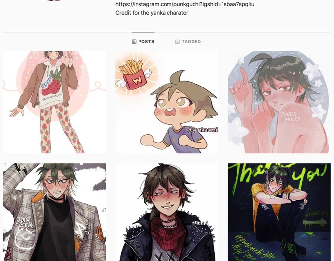 this ig account literally just reposts my yamaguchi art and calls him "the yanka character" it's official my friends, i am already signing yamaguchi's adoption papers as i type this 