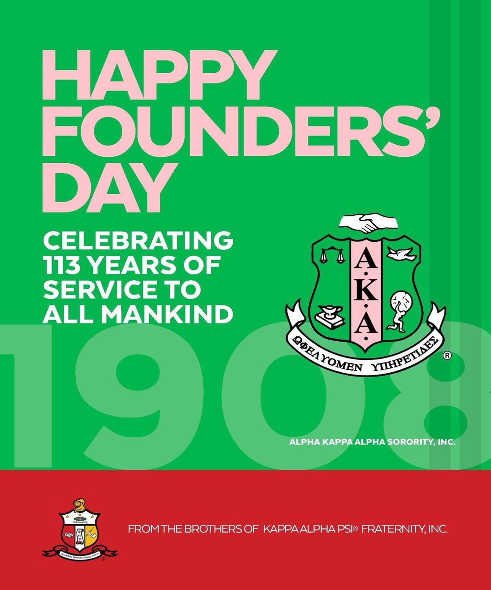 To <a href="/rhopsiomega/">Rho Psi Omega</a> <a href="/OIO_AKA/">OIO_AKA</a>  <a href="/AKA_ALO/">Alpha Lambda Omega</a> , we congratulate you on yet another year. 113 and counting! #greekunity