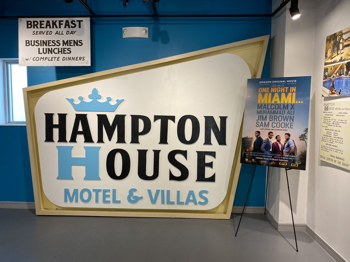 This is Miami New Drama’s set of the stage play, which was donated to the Hampton House and is now on display at the exhibit. Michel Hausmann, founder of Miami New Drama, told me they felt “it was important that the Hampton House was the fifth character in the play.”