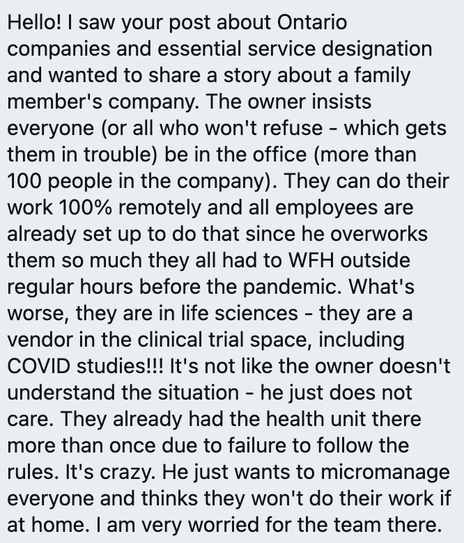 Can't micromanage your 100+ employees if you let them do the jobs they're able to do remotely from home