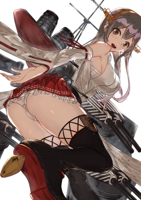 榛名抜錨!
#艦これ 