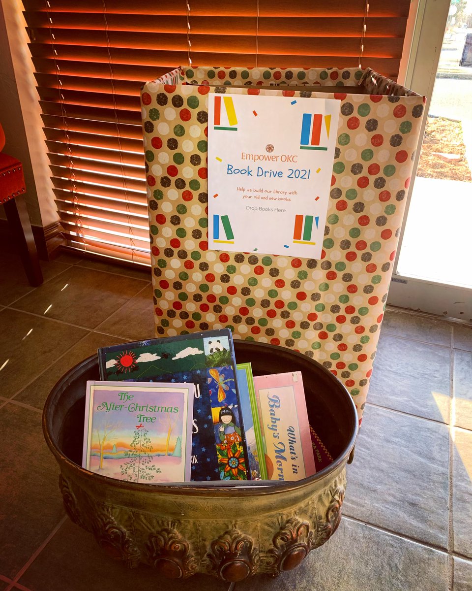 Our Book Drive starts today! Come see us at our EmpowerOKC building at 1841 Exchange Avenue, Oklahoma City, OK 73108. 

#LilyfieldOK #LilyfieldTulsa #Adoption #FosterCare #LilyfieldCounseling #EmpowerOKC #EmpowerTulsa #EmpowerYouthOKC