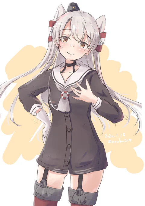 天津風
#艦これ版深夜の真剣お絵描き60分一本勝負      
#艦これ版真剣お絵描き60分一本勝負_20210115 