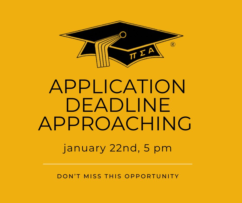 Get those applications in over the weekend!

docs.google.com/forms/d/e/1FAI…