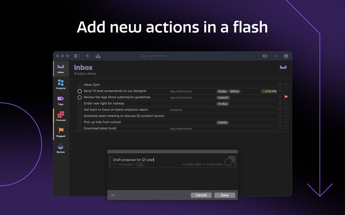 Omnifocus twitter page Omnifocus twitter page
