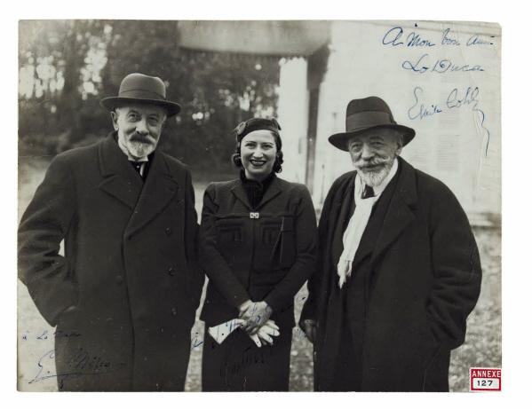 TylskiA's tweet photo. Seule rencontre entre #GeorgesMéliès et #EmileCohl, aux côtés de la dessinatrice et animatrice Leontina "Mimma" Indelli. https://t.co/8KUjXi63Lw
