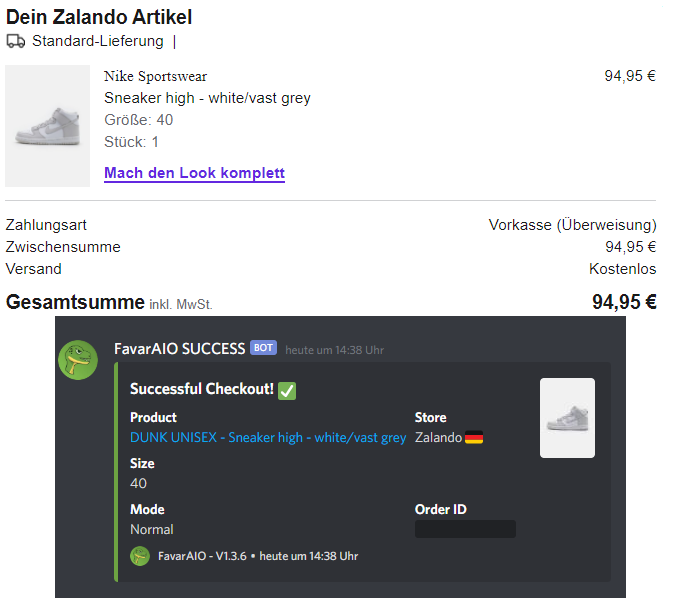 nike dunk vast grey zalando