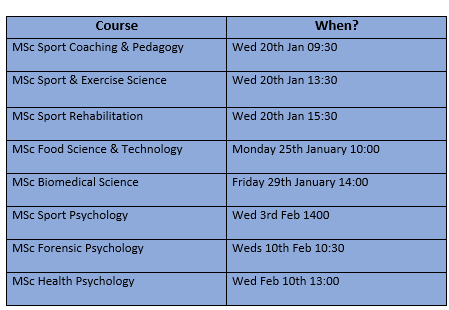Cardiff School of Sport & Health Sciences (@cardiffmetcsshs) on Twitter photo Sign up to our PG live events starting next week ✍️
Cofrestrwch nawr i'n digwyddiadau byw sy'n dechrau wythnos nesaf ✍️
cardiffmet.ac.uk/study/opendays…
<a href="/CMetCareers/">Cardiff Met Careers</a> <a href="/cardiffmet/">Cardiff Metropolitan University</a> #postgraduate Sign up to our PG live events starting next week ✍️
Cofrestrwch nawr i'n digwyddiadau byw sy'n dechrau wythnos nesaf ✍️
cardiffmet.ac.uk/study/opendays…
<a href="/CMetCareers/">Cardiff Met Careers</a> <a href="/cardiffmet/">Cardiff Metropolitan University</a> #postgraduate