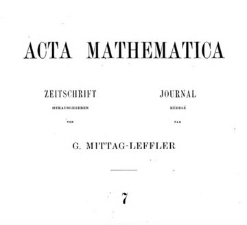 During that period Kovaleskaya joined the editorial board of Acta Mathematica. She was the first woman to hold such a position. There she is, listed in the Redaction, in an issue from 1885. https://babel.hathitrust.org/cgi/pt?id=njp.32101044075834&view=1up&seq=8&size=125