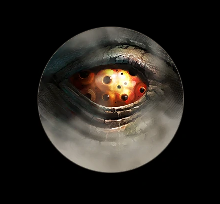 YELLODRU_'s tweet photo. 🌫️"Burrower's Breath!"🌫️
Wyrm God of promises and fog: Burrower-Below from #SunlessSkies . Game was telling that "The statue is the raw material of nightmares", so I added some trypophobia inspired holes.
#Sunless_Skies @failbettergames #failbettergames https://t.co/HN5LFCQtcH
