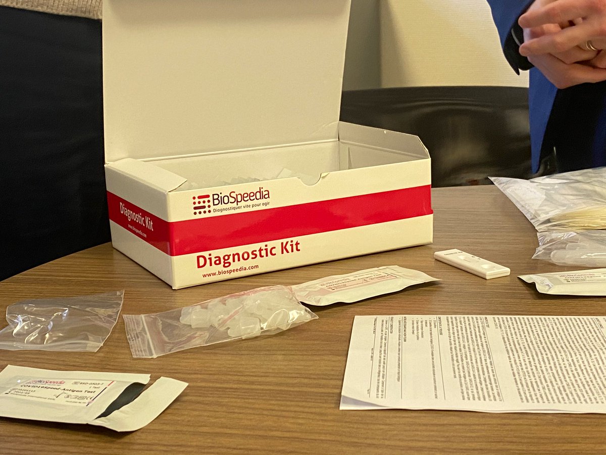 Tester, Alerter, Protéger 

Échanges ce matin avec <a href="/jpmassardier/">Massardier JP</a>, Co-gérant de <a href="/dtfmedical/">DTF medical</a>, sur le #testantigénique français <a href="/Biospeedia/">Biospeedia</a>. 

Fier de ce test 100% français et stéphanois distribué par <a href="/dtfmedical/">DTF medical</a> .

#Stephanoisfiers
