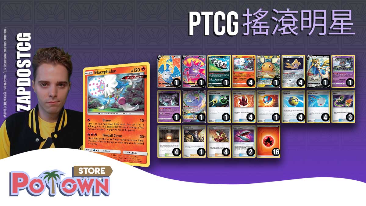 PotownStoretw's tweet photo. 今天我們的PTCGO搖滾明星單元將為各位帶��的有名選手是Joshua Vanoverschelde，也是大家所熟知的ZapdosTCG!!Joshua是個富有創意的訓練家，今天他所帶來的是小小丑卡表!!

Joshua使用這套牌在巴黎SPE賽對決Joe Bernard (也就是Omnipoke)，並拿下了第二名，最近他更是歐洲Player Cup 2 的16強。 https://t.co/L5DI4iHBo6