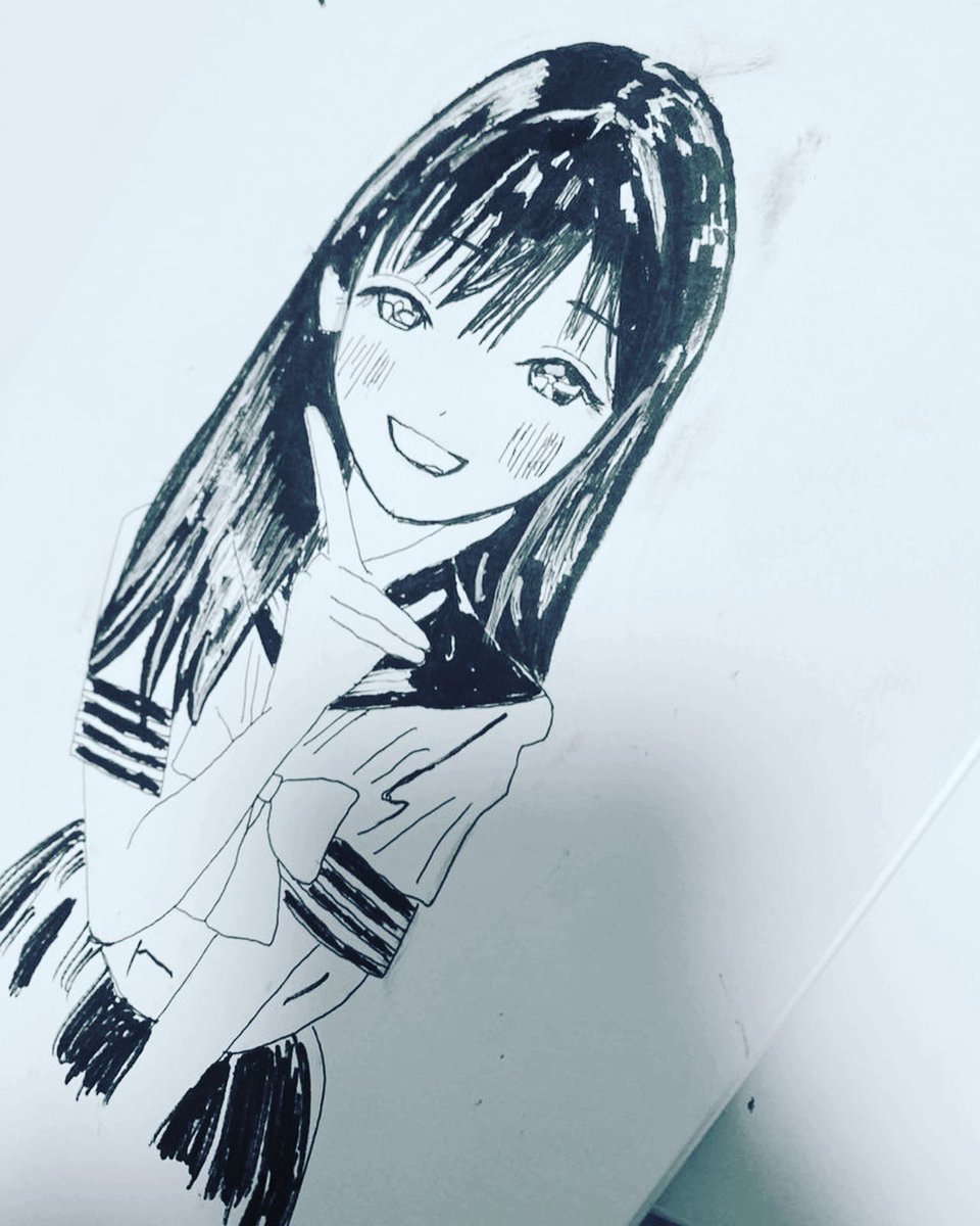 おさむちゃん 筆ペンとボールペンで髪の毛塗ったらハイライト難しすぎて死んだ上に白ペンで修正しまくって死んだ 笑 更に似てないという奇跡 目を離して描く癖やめたい 描きたいお顔沢山あるのに難しい イラスト 模写 明日ちゃん おさむちゃん 筆ペンとボールペンで髪の毛塗ったらハイライト難しすぎて死んだ上に白ペンで修正しまくって死んだ 笑 更に似てないという奇跡 目を離して描く癖やめたい 描きたいお顔沢山あるのに難しい イラスト 模写 明日ちゃん