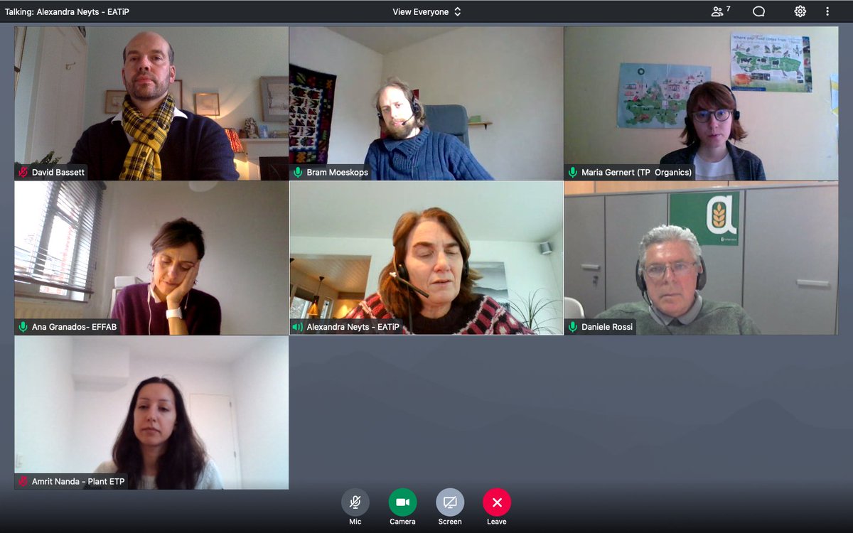 EATIP_eu's tweet photo. Good to join our fellow 🇪🇺#Technology #Platforms for a new year catch up and to discuss priorities for the year including #FoodSystems #European #Partnerships - & how we are keen to assist @EUScienceInnov & colleagues in the development of proposed calls, #SRIAs and more.👍😀 https://t.co/0TGwvUJklg