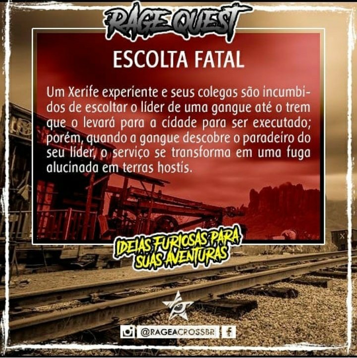 RAGE ACROSS BRASIL  RPG - MUNDO DAS TREVAS - NOTÍCIAS!