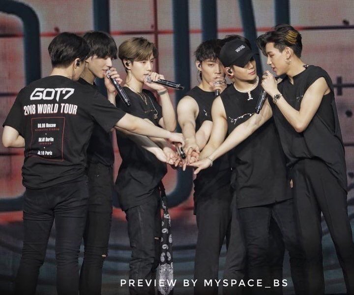_stanology_'s tweet photo. Jinyoung: "To me, GOT7 are like crutches when one's leg is injured. When I'm having a hard time or tired or about to fall, they're friends that I can lean on once again. If I don't have them, I can't function properly. They're friends that I can't live without." #7YearsWithGOT7 https://t.co/dhPJViW3cO