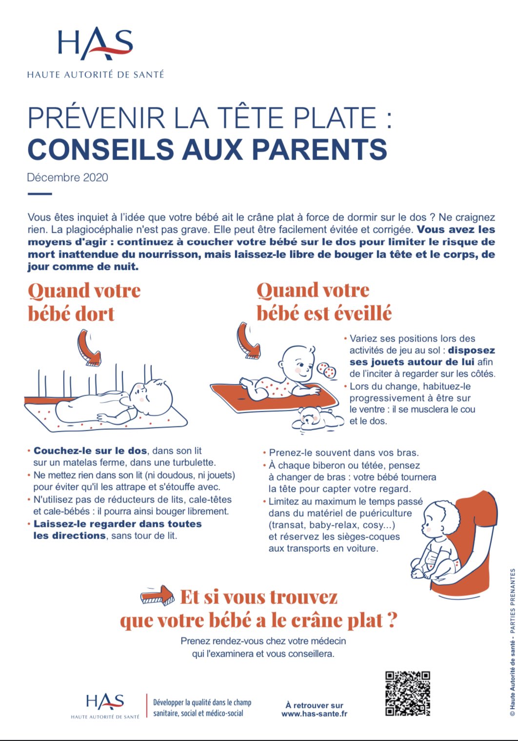 Mathilde Elind L Has Publie Une Nouvelle Fiche Pour Les Parents Il Est Tres Important De Varier Tres Regulierement Les Positions Sous Surveillance Amp Changer Bebe De Sens Dans Le