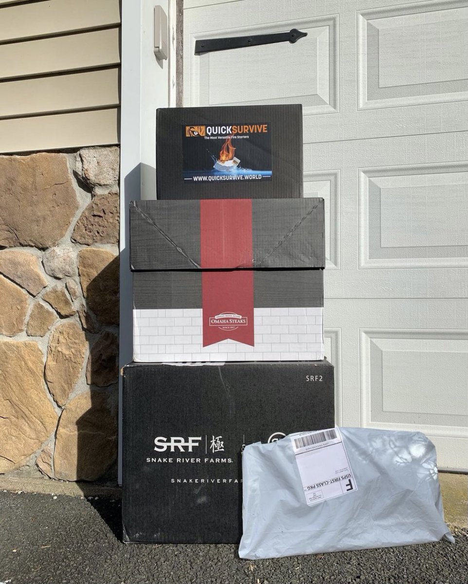 QuickSurvive's tweet photo. An impressive winter grilling stock up, with a cherry on top!
📸: @Sat_Survival
Don’t forget to tag @QuickSurvive #QuickSurvive for your fire pics to be featured! #Grilling #FireStarters #FridayFeeling #MeatMadness #Steak https://t.co/bg5EgGBrZ2