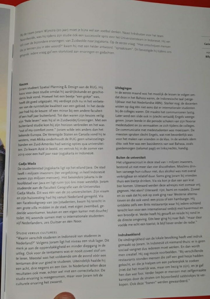 Ini cerita dia selama di Indonesia, dimuat di salah satu majalah belanda. Tolong artiin guys wkkwkw
