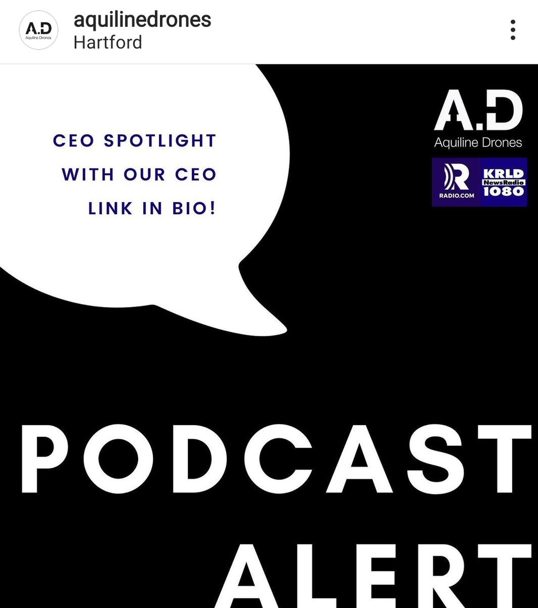 mickael14000's tweet photo. "ALERTE PODCAST ⚠️ une toute nouvelle interview avec notre PDG Barry Alexander "
https://t.co/17bMt4ZGqN
#radio #podcast #ceo #interview #instafollow #aquilinedrones #company #drone
#dronepilot #uav #uavs #uas #TGIFShow
@radiodotcom @AquilineDrones #aquilinedrone #entercomradio https://t.co/6AFJBBjYxF