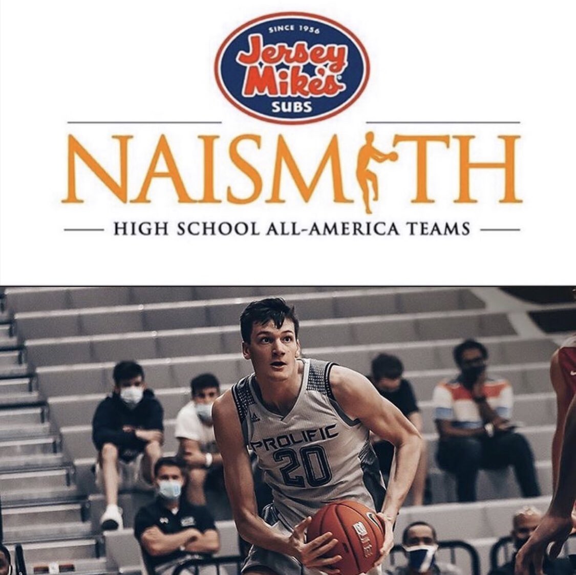 6’11” F Nathan Bittle of Prolific Prep (2021) has been named to the Naismith Trophy mid season watch list 🏀🔥 #ALLIN