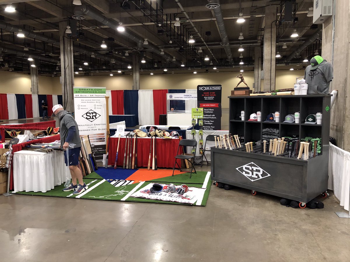 SRBatsTX's tweet photo. Come check us out at the Texas High School Baseball Coaches Association convention at the Gaylord in Grapevine!
Weโll be here all day today and tomorrow!
#srbats #designedforglory https://t.co/JCZfvpRtkK